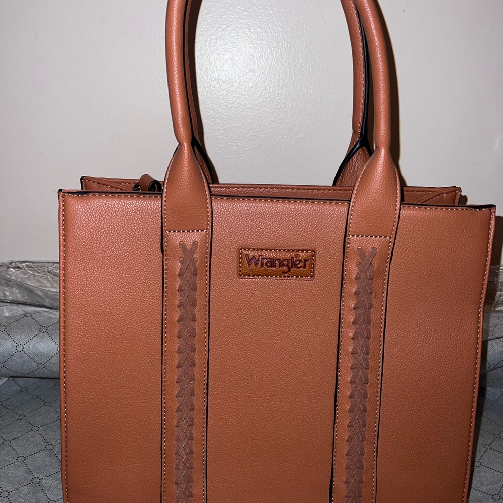 Wrangler Brown Tote Bag